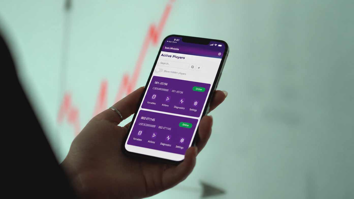Controllo dei player BrightSign tramite smartphone